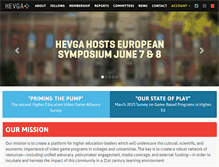 Tablet Screenshot of hevga.org